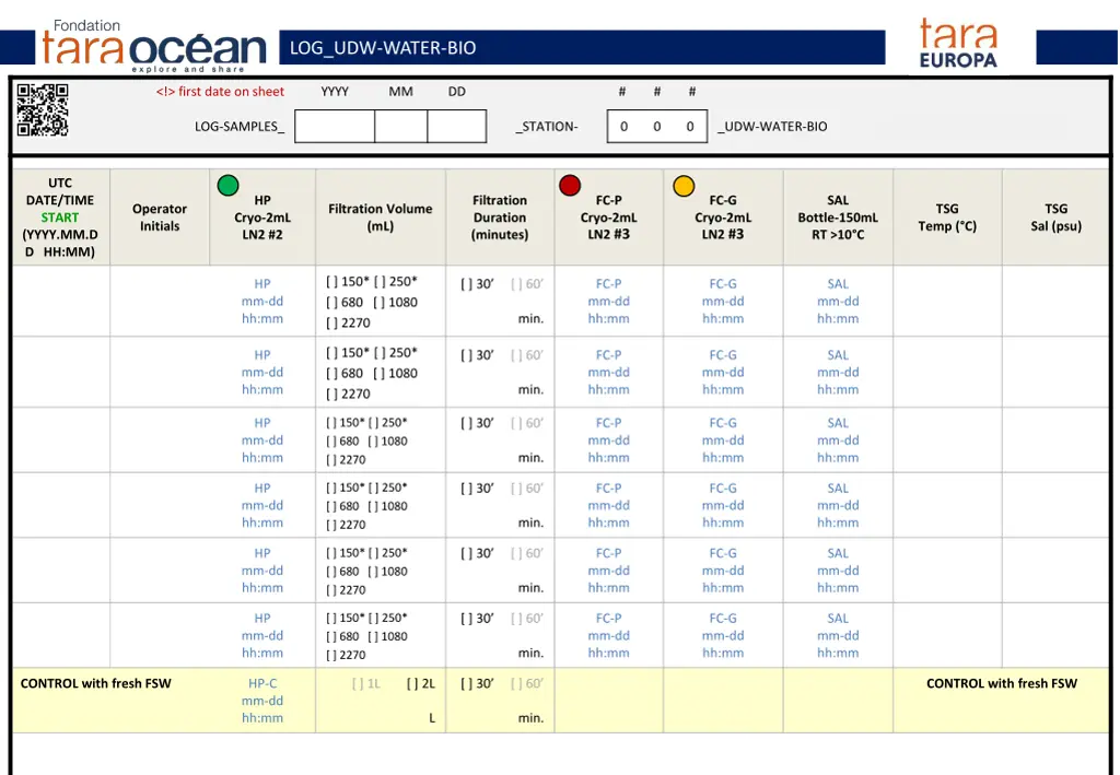 s lab flowcam log udw water bio