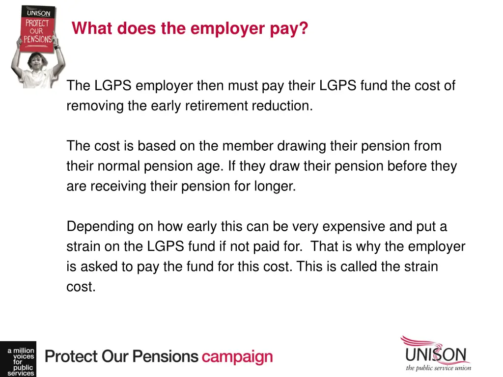 what does the employer pay
