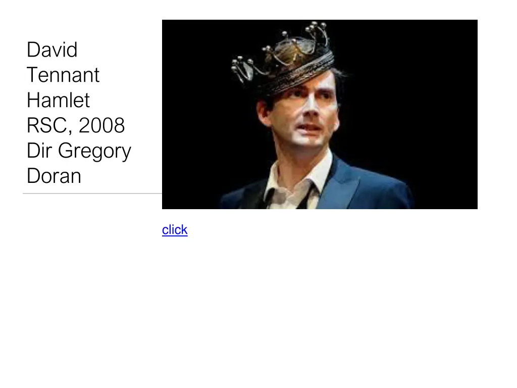 david tennant hamlet rsc 2008 dir gregory doran