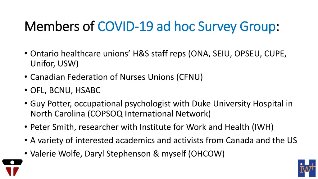 members of members of covid