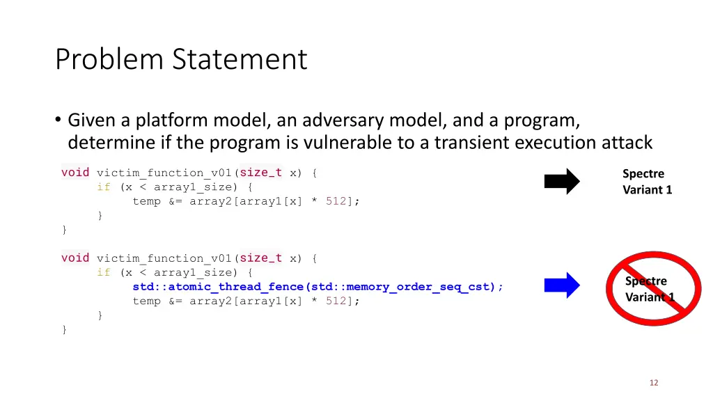 problem statement