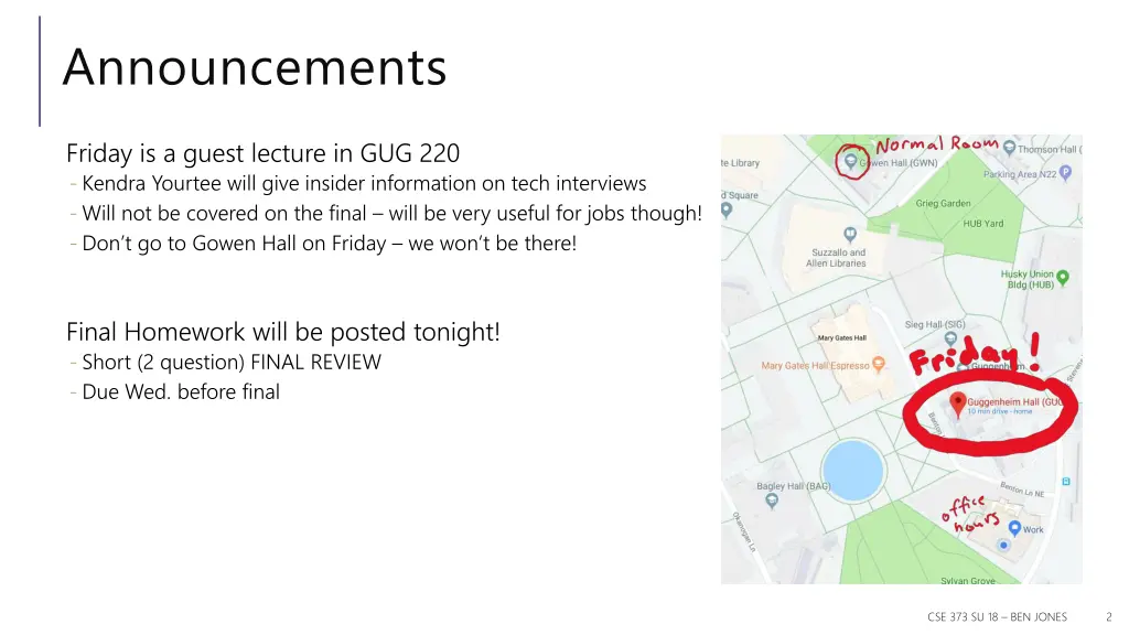 announcements