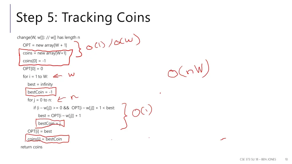 step 5 tracking coins