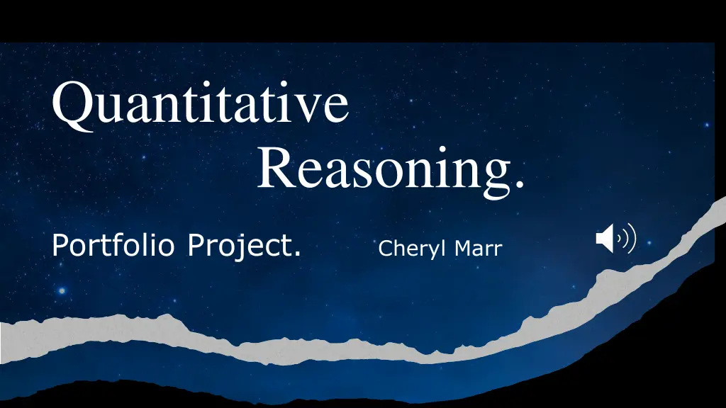 quantitative reasoning