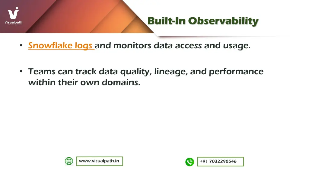 built in observability