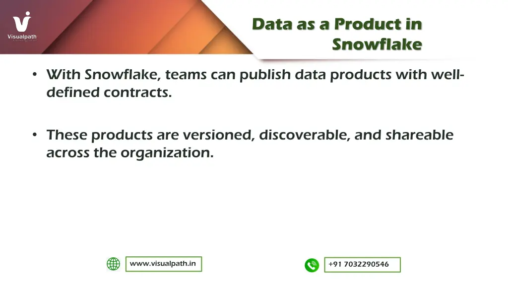 data as a product in snowflake