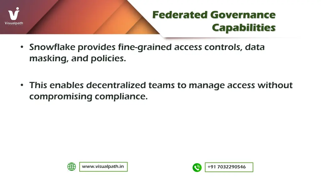 federated governance capabilities