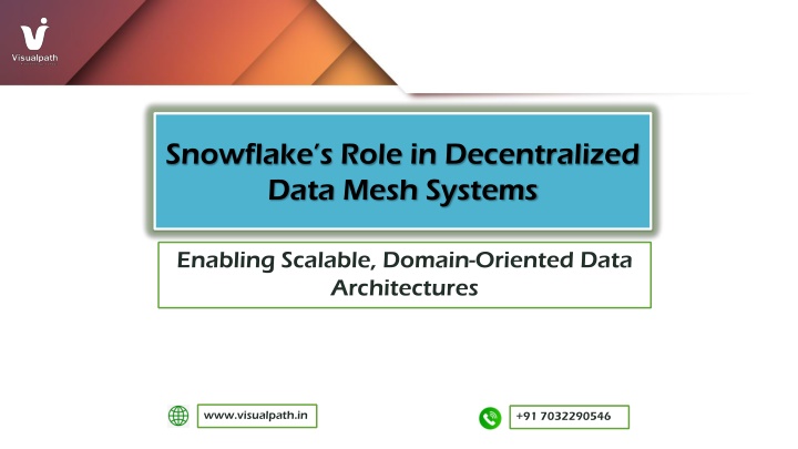 snowflake s role in decentralized data mesh