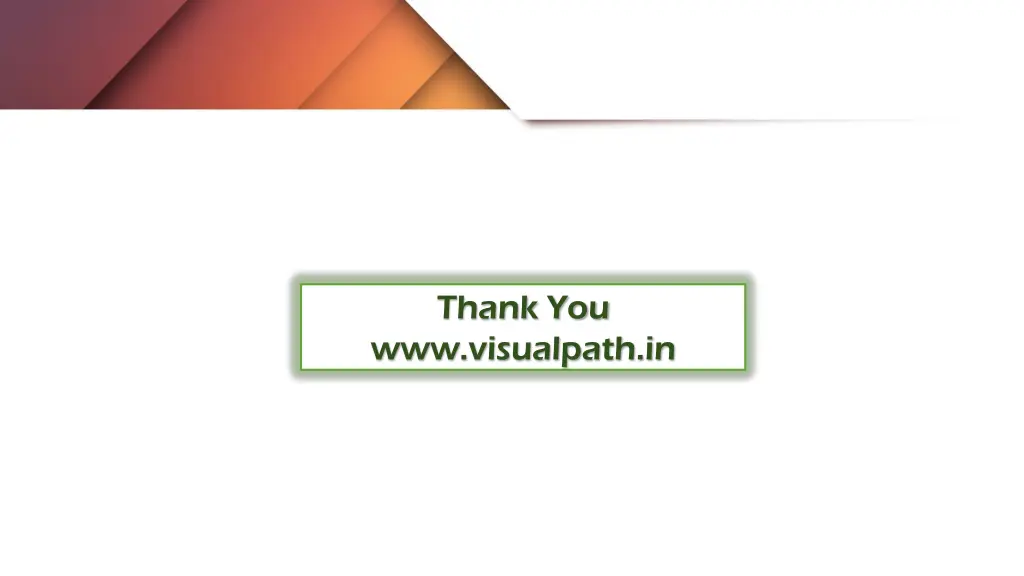 thank you www visualpath in