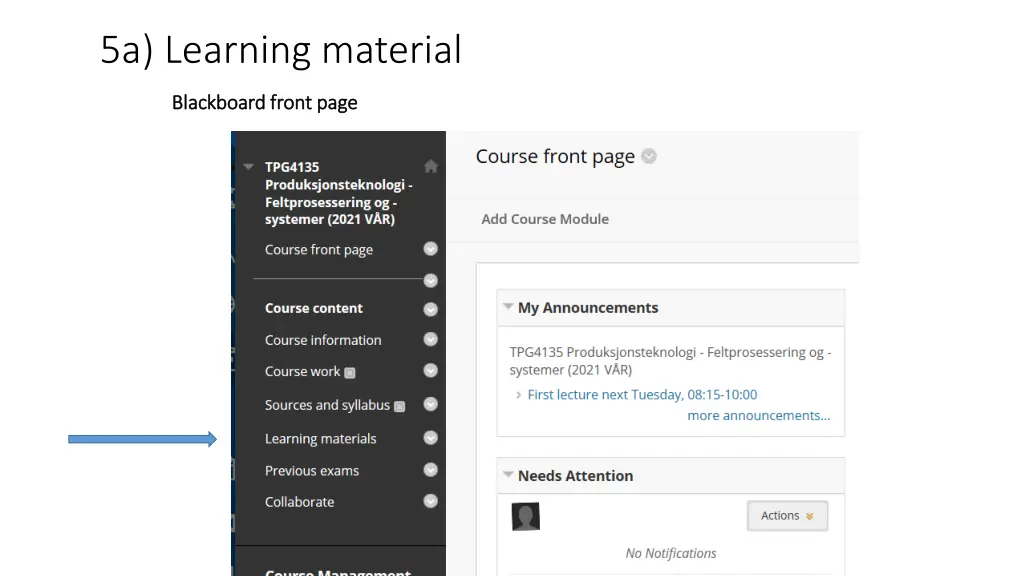 5a learning material