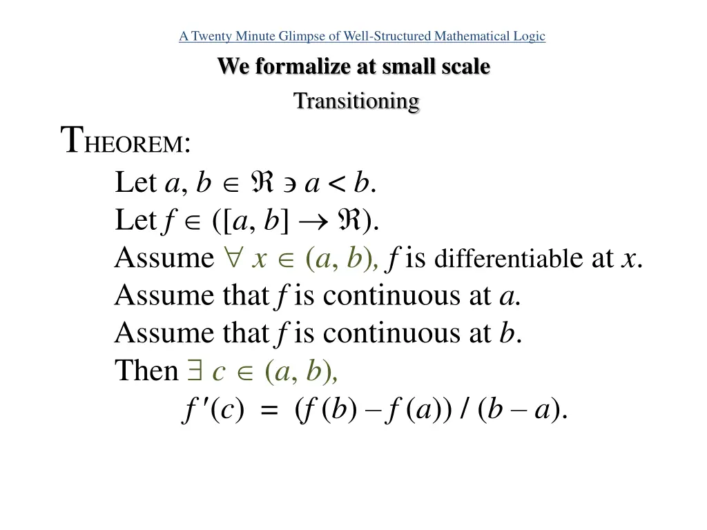 a twenty minute glimpse of well structured 14