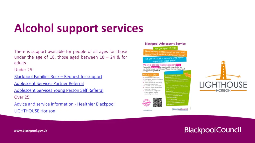 alcohol support services