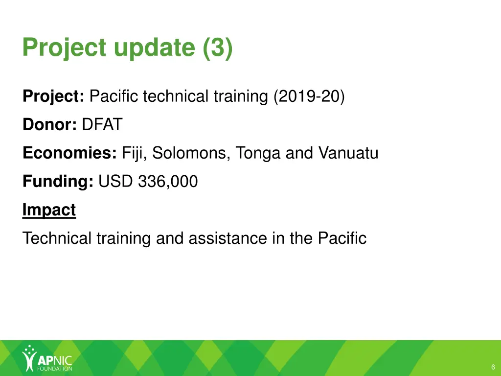 project update 3