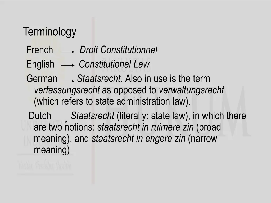 terminology