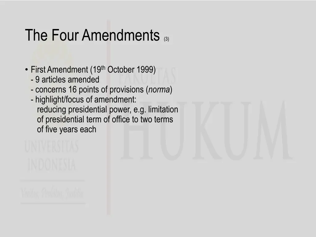 the four amendments 3