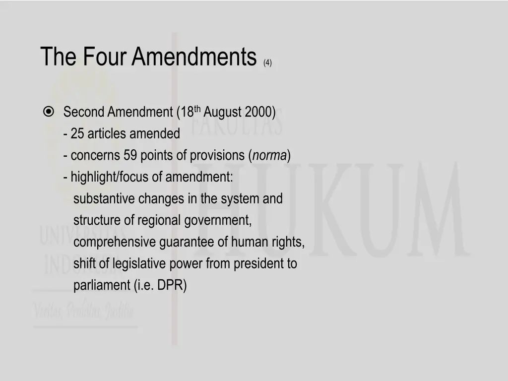 the four amendments 4