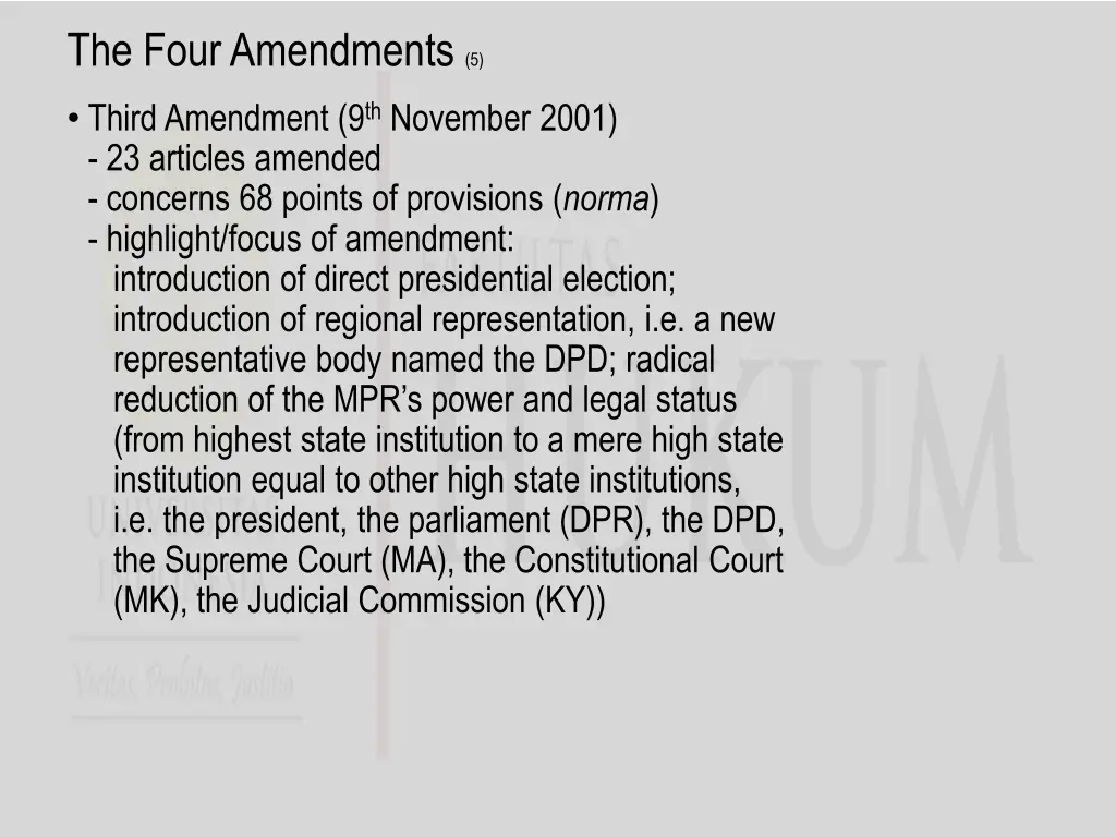 the four amendments 5