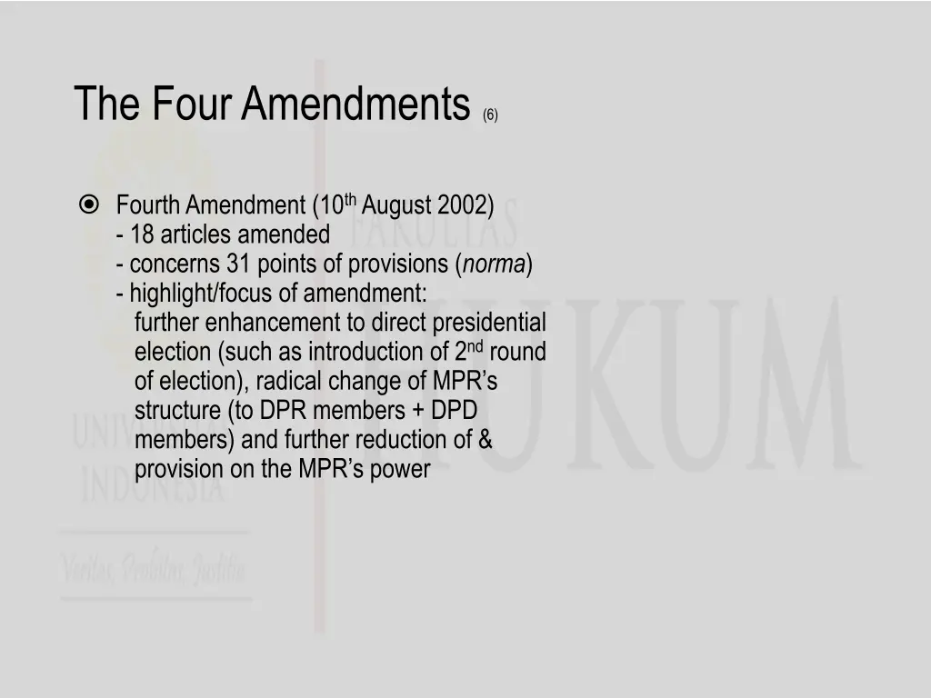 the four amendments 6