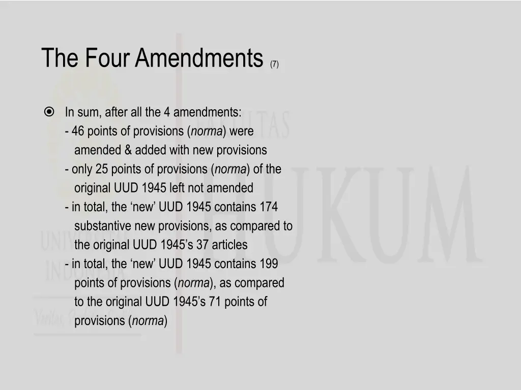 the four amendments 7