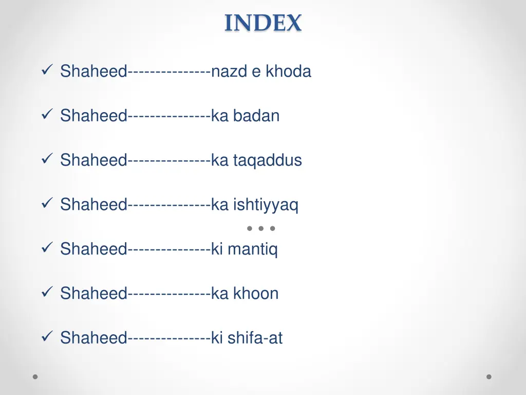index