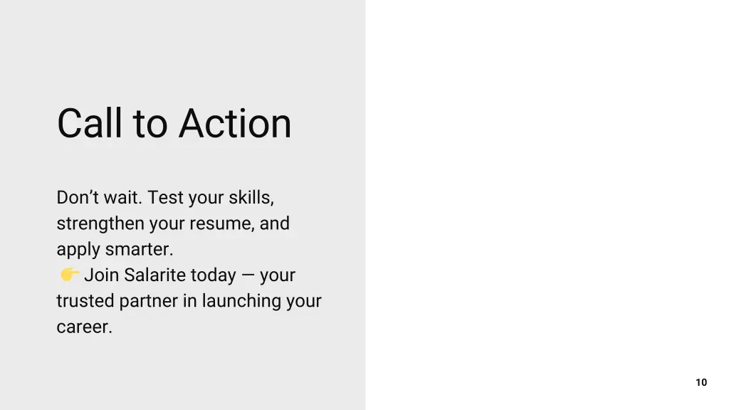 call to action
