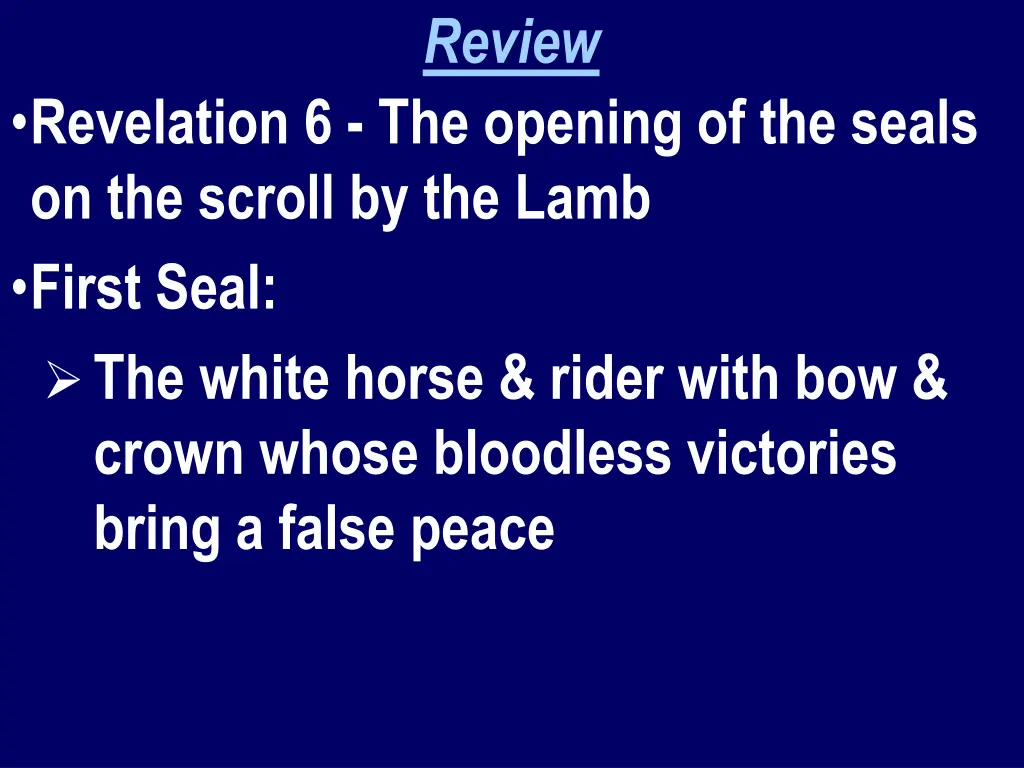 review