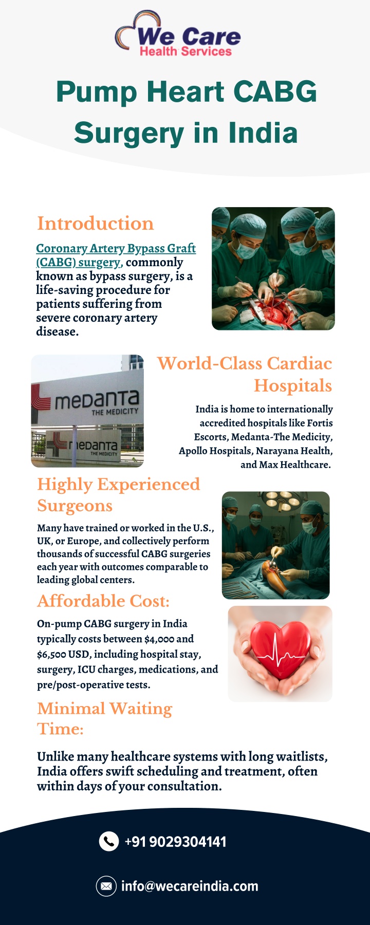 pump heart cabg surgery in india