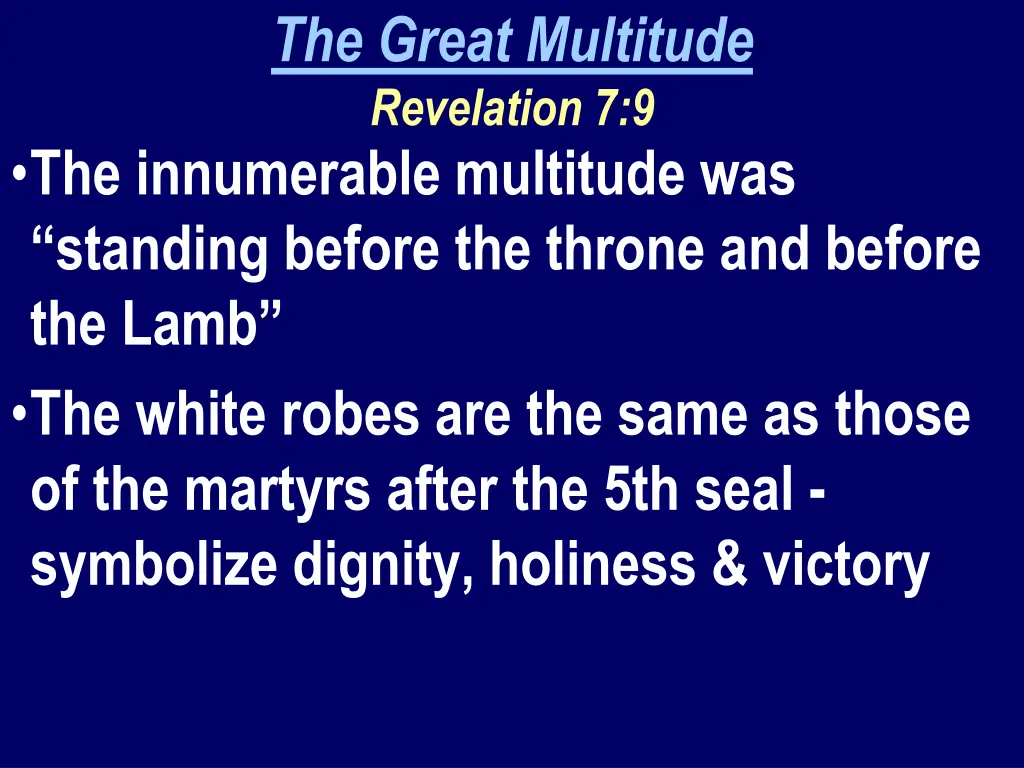 the great multitude revelation 7 9 2