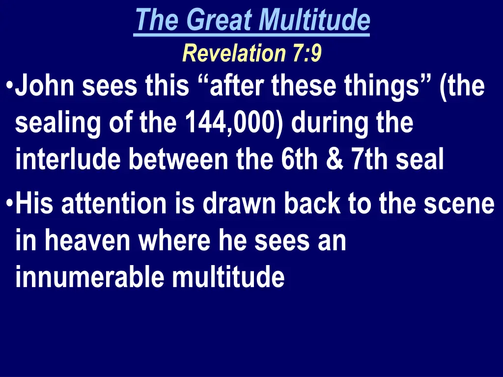 the great multitude revelation 7 9