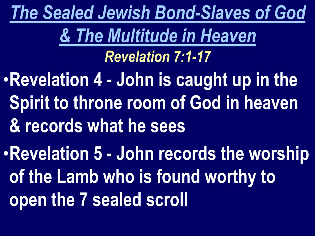 the sealed jewish bond slaves