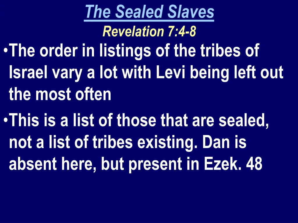 the sealed slaves revelation 7 4 8 1