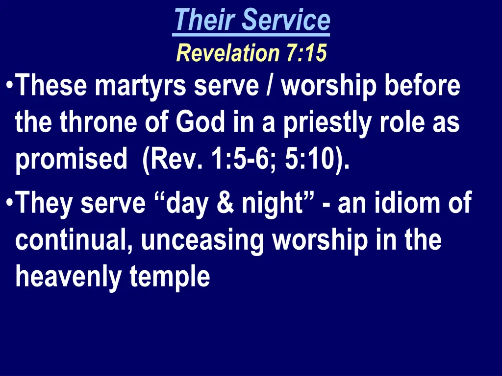 their service revelation 7 15