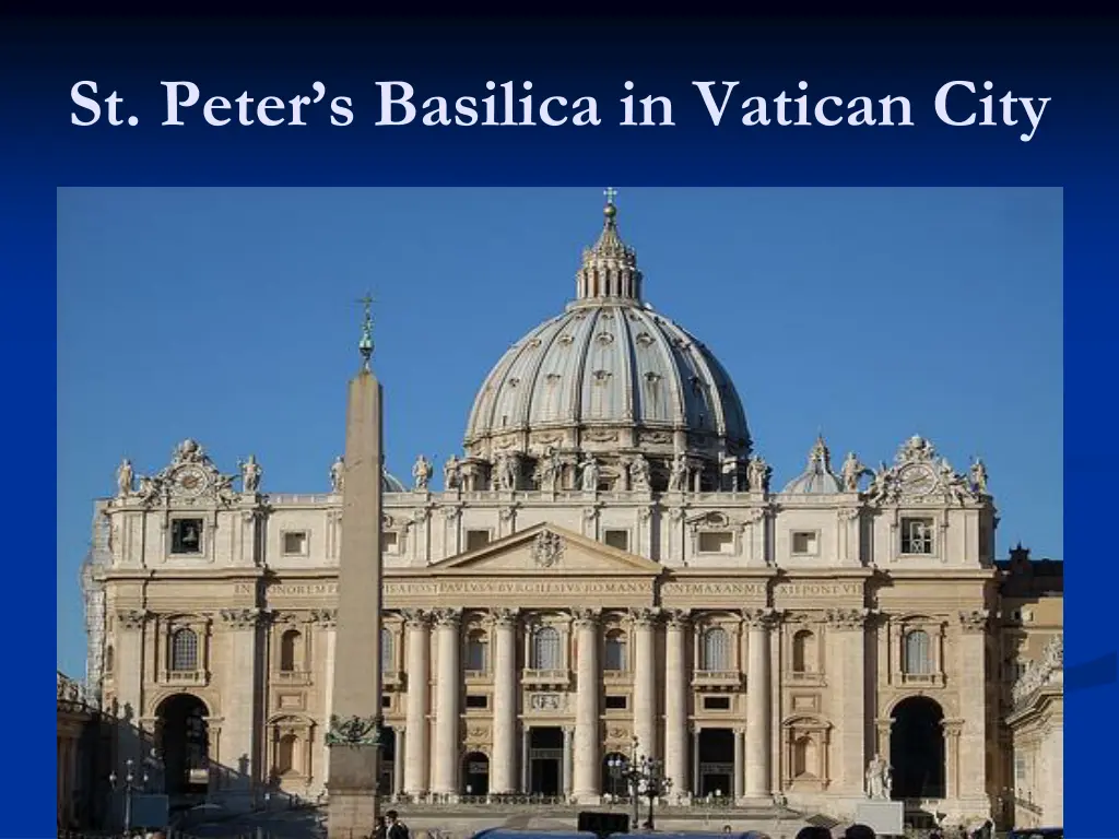 st peter s basilica in vatican city