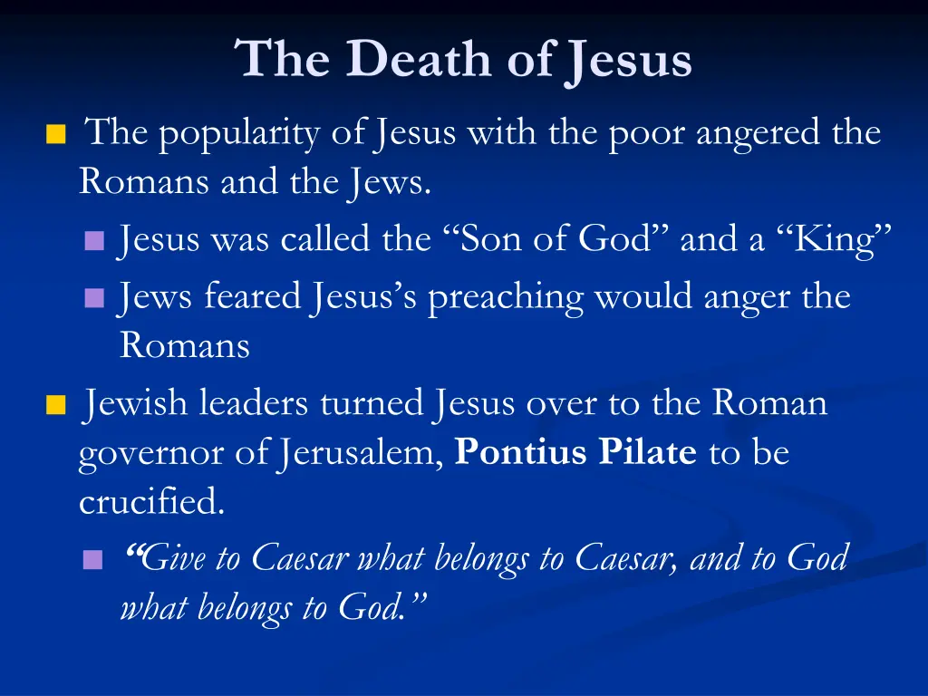 the death of jesus the popularity of jesus with