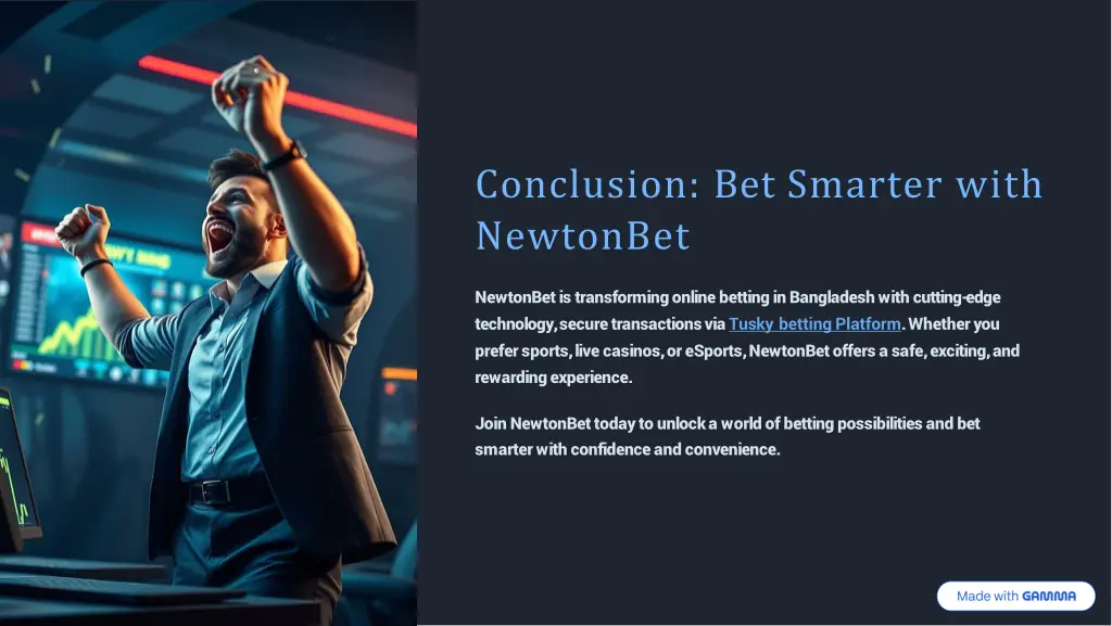 conclusion bet smarter with newtonbet