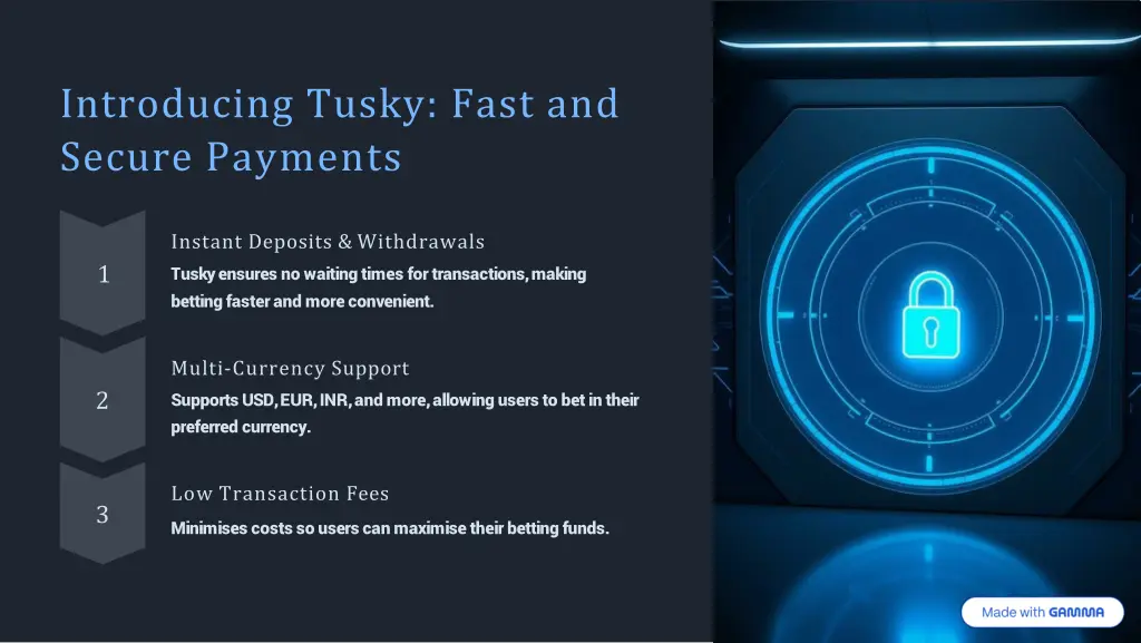 introducing tusky fast and secure payments