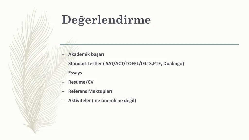 de erlendirme