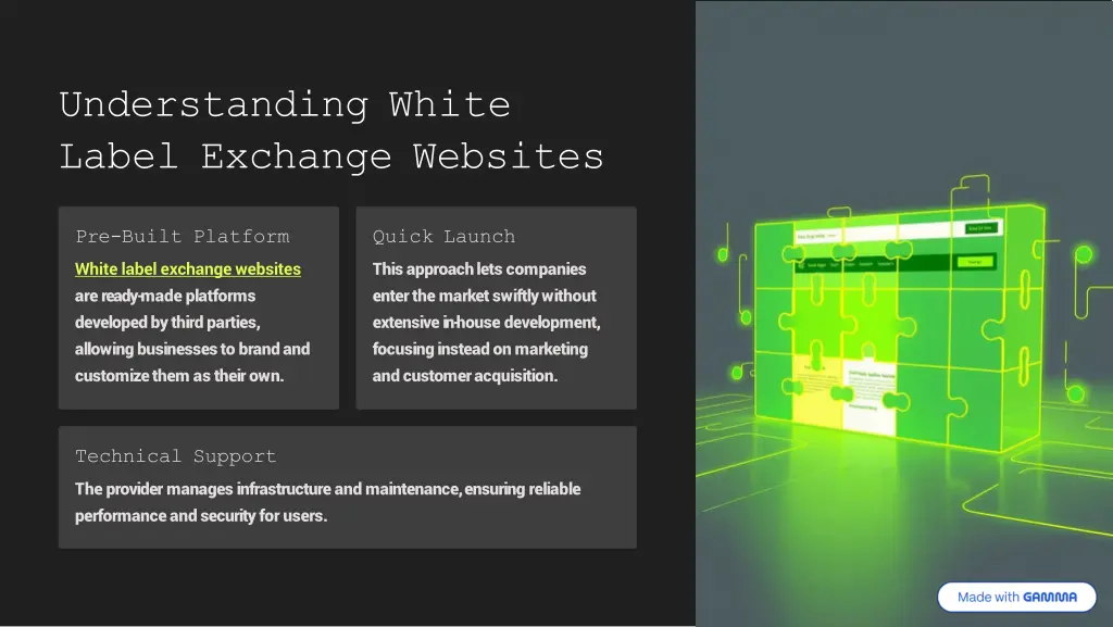 understanding white label exchange websites