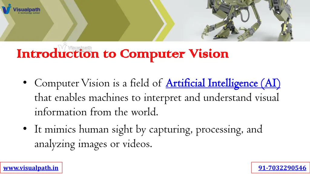 introduction to computer vision introduction