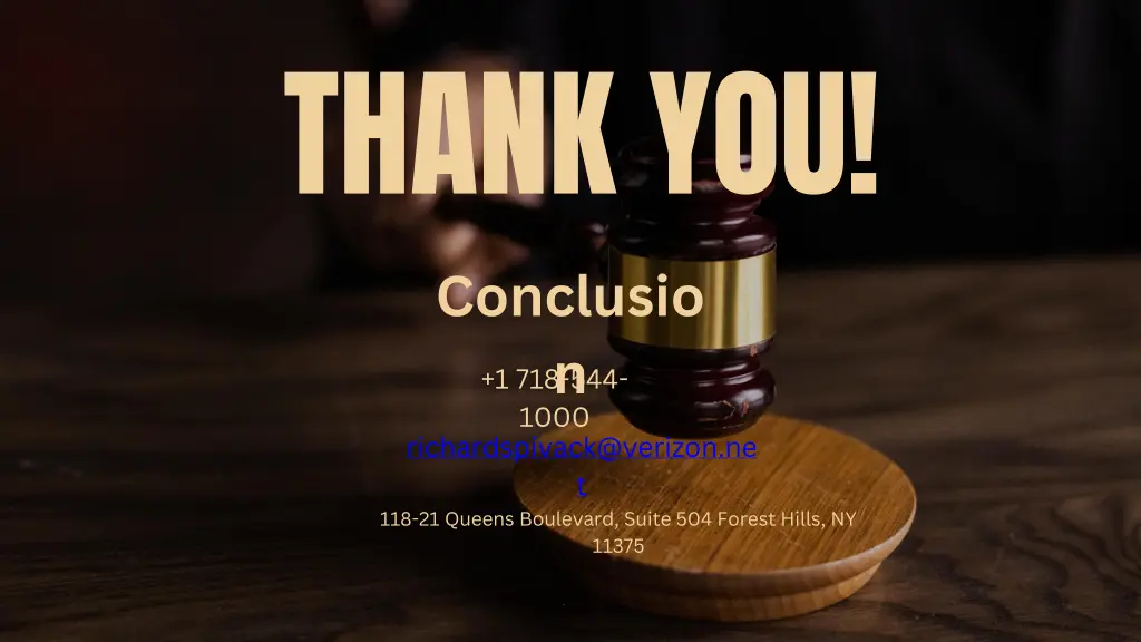 thank you conclusio n