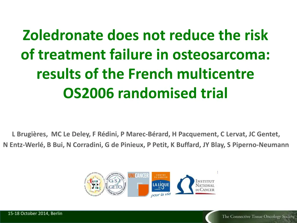 zoledronate does not reduce the risk of treatment