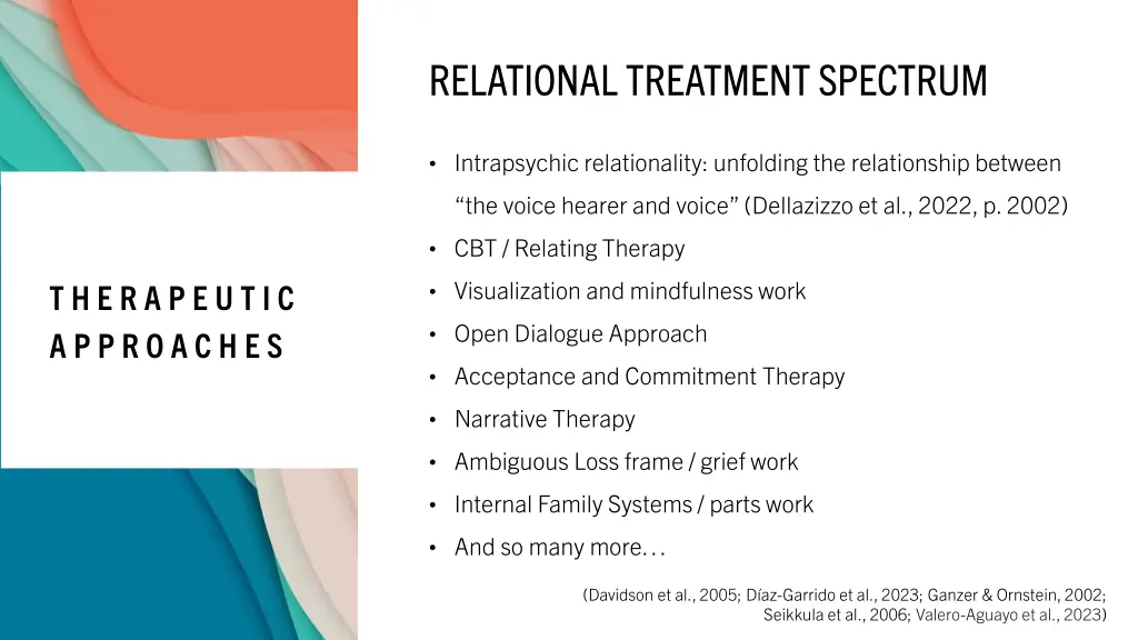 relational treatment spectrum