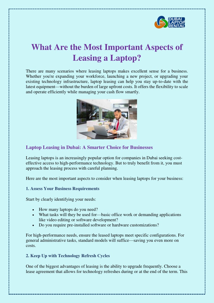 what are the most important aspects of leasing