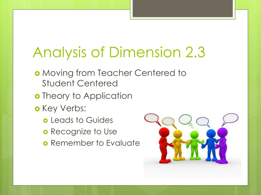 analysis of dimension 2 3