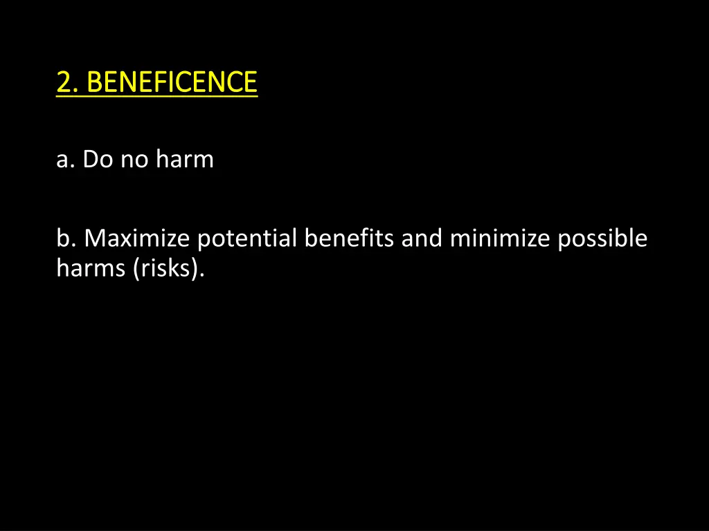 2 beneficence 2 beneficence