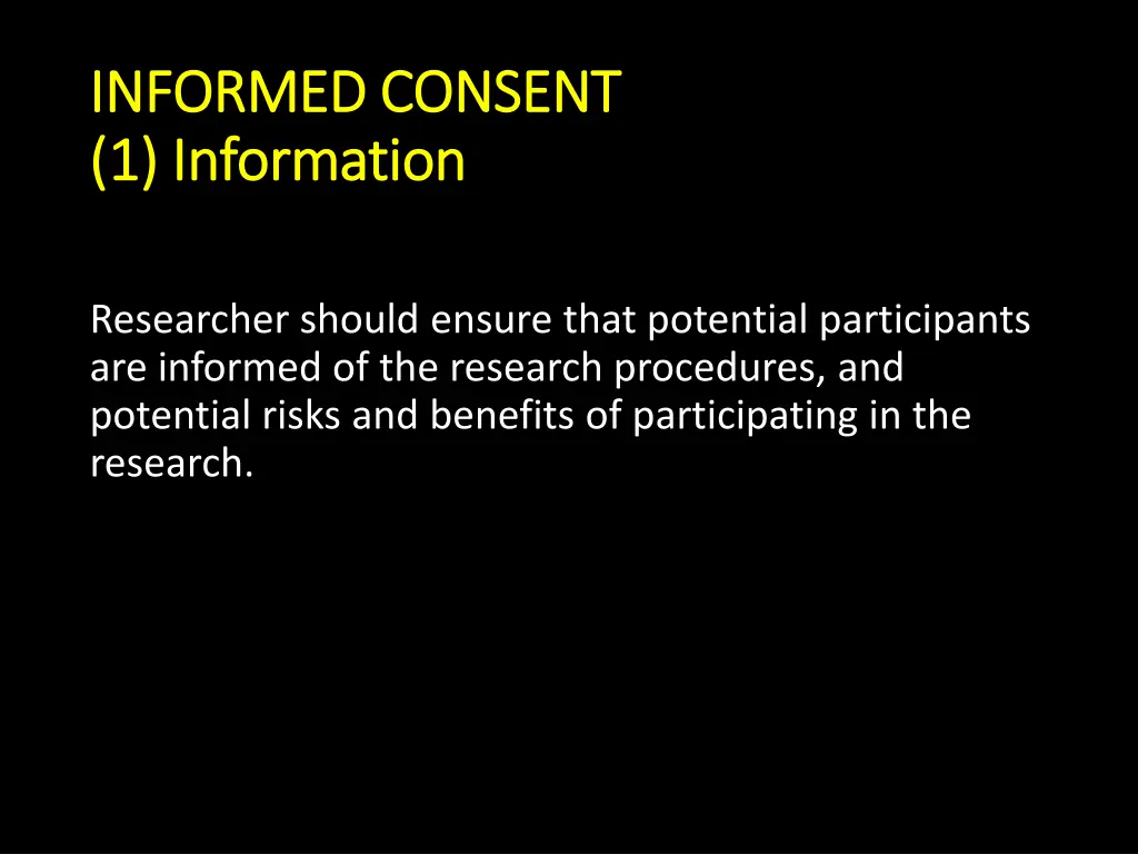 informed consent informed consent 1 information