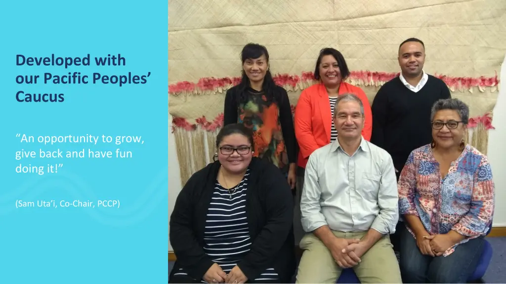 developed with our pacific peoples caucus