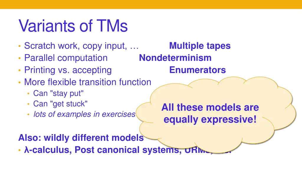 variants of tms