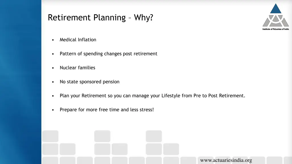 retirement planning why