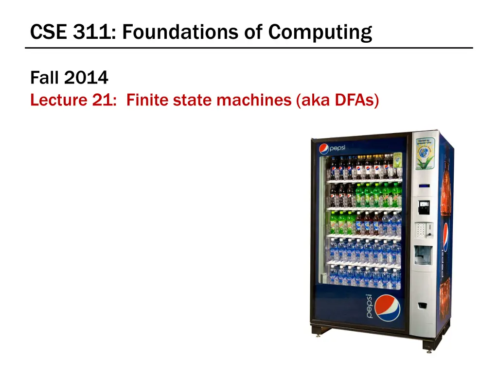 cse 311 foundations of computing